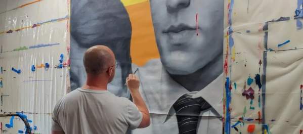 Painting The Office Mural