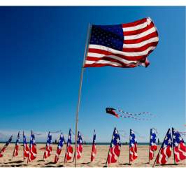 Flags on the Beach