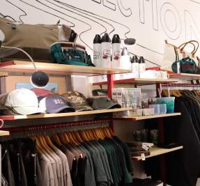 The Clarksville Collection merchandise displays