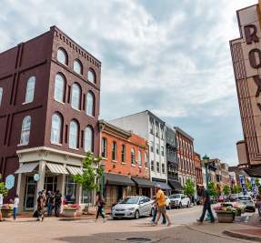 historic downtown streetscape