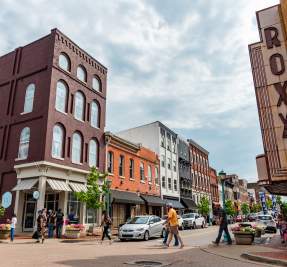 historic downtown streetscape