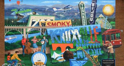 Visit Knoxville Mural