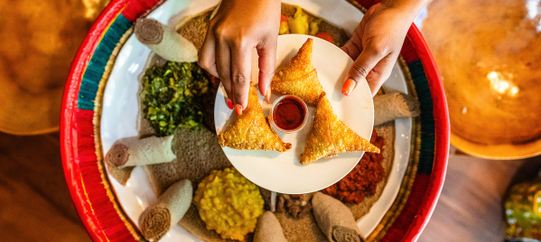 Alem Ethiopian Village Sambusa