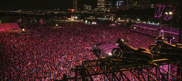 Harley-Davidson Homecoming Festival Crowd