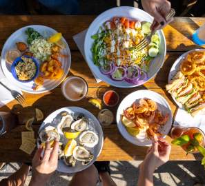 Seafood at Iguana's Seafood Restaurant on St. Simons Island