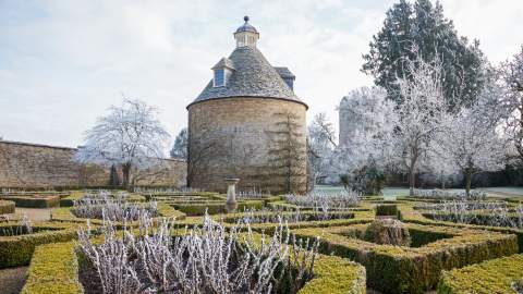 A wintery scene at Rousham