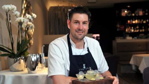 Chef from the Lumiere Restaurant Cheltenham - Jon Howe.