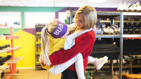 Mother and daughter at BUA Ringsaker
