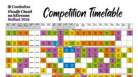 Competition Timetable