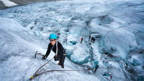 Gletscherwanderung auf dem Nigardsbreen-Gletscher, Jostedal