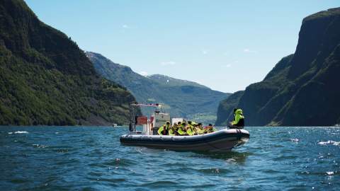 RIB-Tour mit FjordSafari Norway auf dem UNESCO-Weltkulturerbe Nærøyfjord
