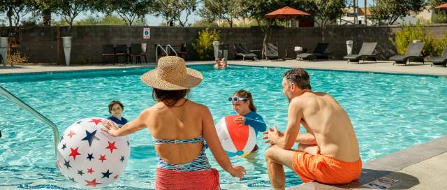 Family Pool Time