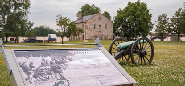 Exterior of Fort Smith National Historic Site