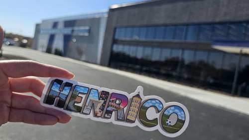 Henrico Sticker Outside