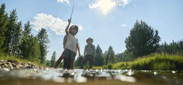 Wildly Wyoming Family, fly fishing, river,