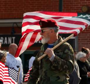 Veteran Flag Parade