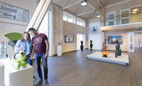 Kunstutstilling i Glasslåven Kunstsenter på Granavollen