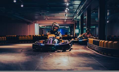Full fart på Gokarten Elverum