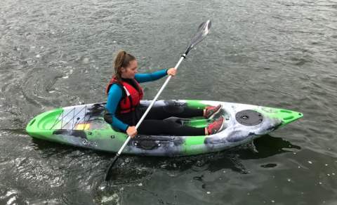 Kayaking on the River Thames