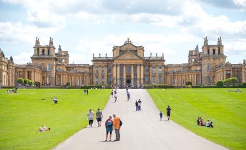 A view towards Blenheim Palace