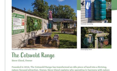 Cover of the Cotswold Range Sustainability Champions case study