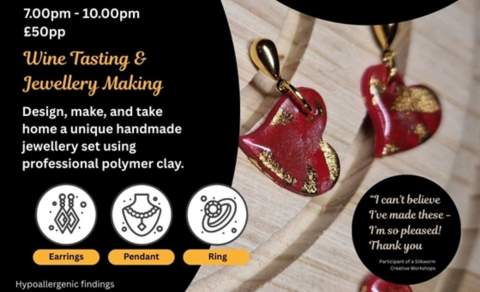 Jewellery Making & Vineyard Wine Tasting Workshop