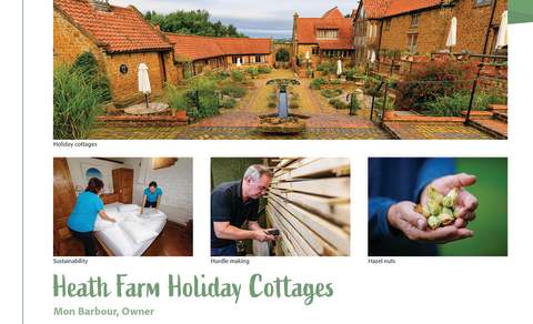Cover of Heath Farm Holiday Cottages Sustainability Champions case study