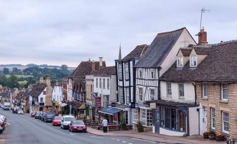 A view down Burford's famous High Street