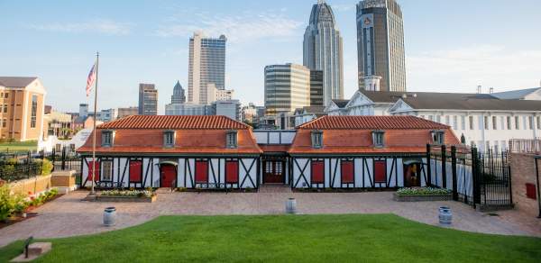 The outside of Colonial Fort Conde