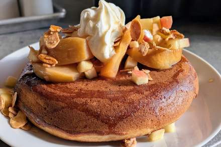 Pancakes from Arlo's brunch menu.