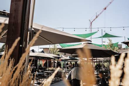 Patio at Mountain West Cider.