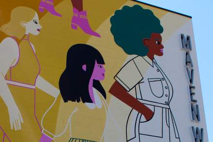 Maven District mural.