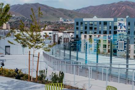 Rooftop at the Salt Lake City Public Library