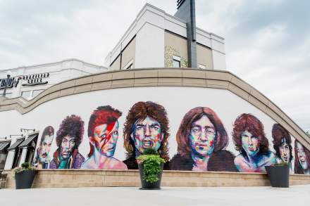 Rock Legends Mural at The Gateway