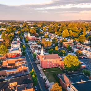 Drone photos of downtown Mechanicsburg