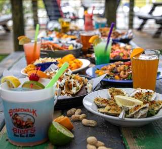 table of food