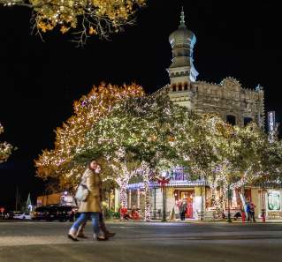 Holiday Lights on the Square in Georgetown Texas