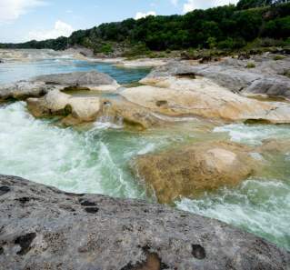 Waterfall at Pedernales Falls State Park