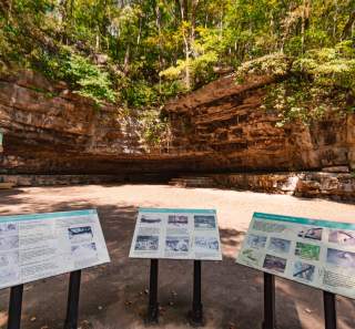 dunbar cave state park cave opening