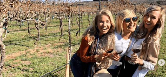girls at winery