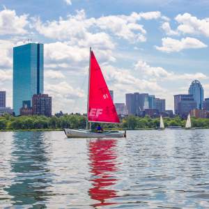 Sailboat on the Charles River