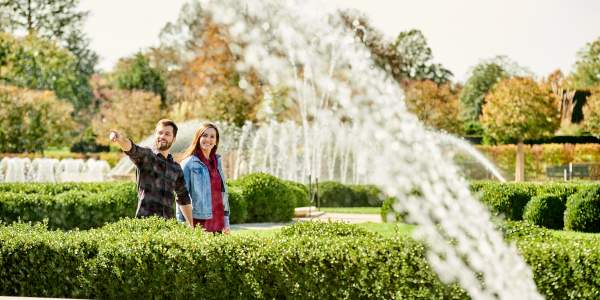 Fall at Longwood Gardens with Fountains
