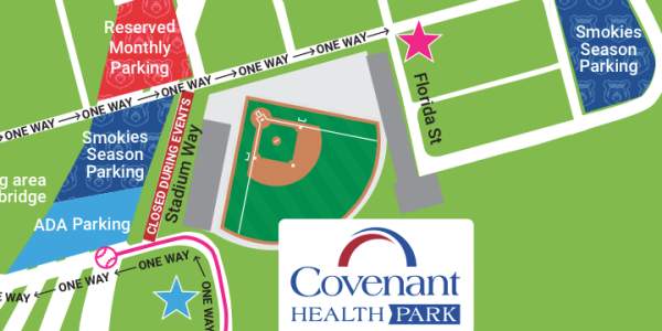 Covenant Health Park Parking Information