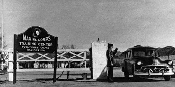 Marine Corps Training Center, 29 Palms, California, 1952