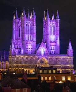 Lincoln Cathedral - Purple