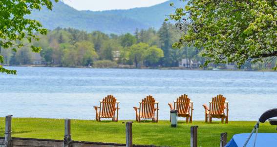 Adirondack Chairs in Hague along Lake George