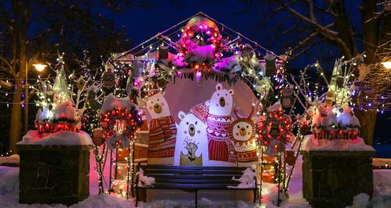 Holiday Lights in Lake George