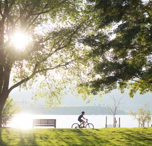 Biking at City Park