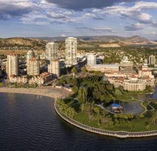Downtown Kelowna Aerial