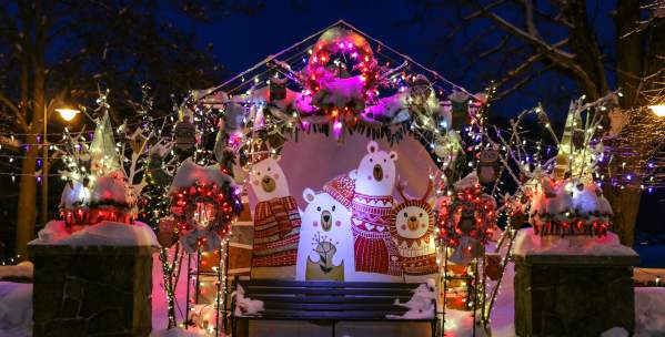 Holiday Lights in Lake George